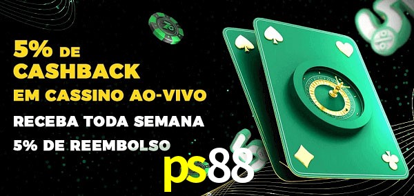 Promoções do cassino ao Vivo ps88